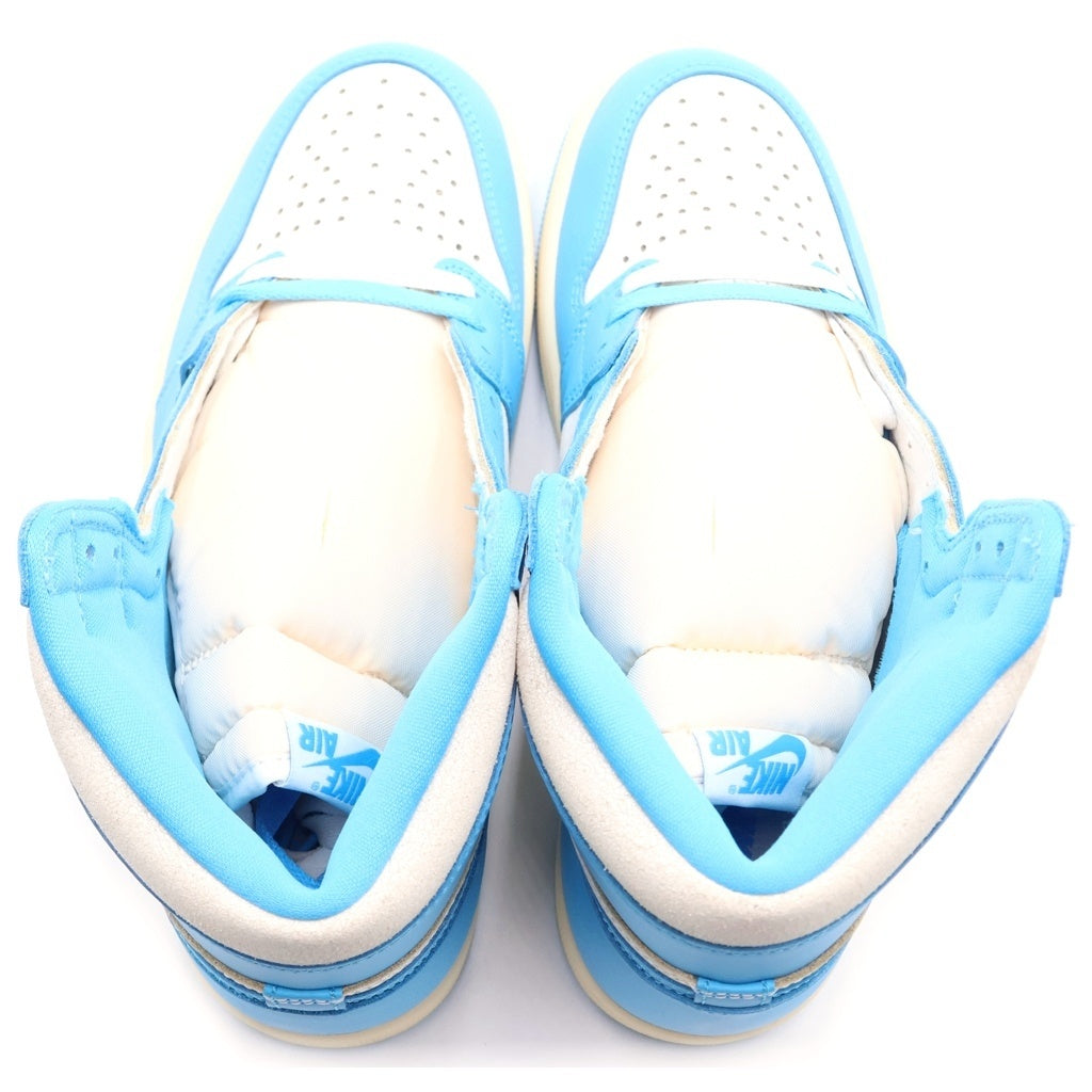 NIKE(ナイキ) AIR JORDAN 1 RETRO HIGH OG UNC REIMAGINED DZ5485-402 エアジョーダン1 レトロ リイマジンド ハイカットスニーカー ホワイト/ブルー US9.5/27.5cm