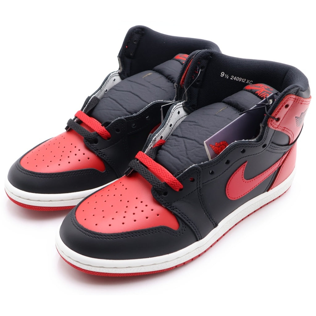 NIKE(ナイキ) AIR JORDAN 1 HIGH 85 BRED HV6674-067 エアジョーダン1 85 ブレッド ハイカットスニーカー ブラック/レッド US9.5/27.5cm