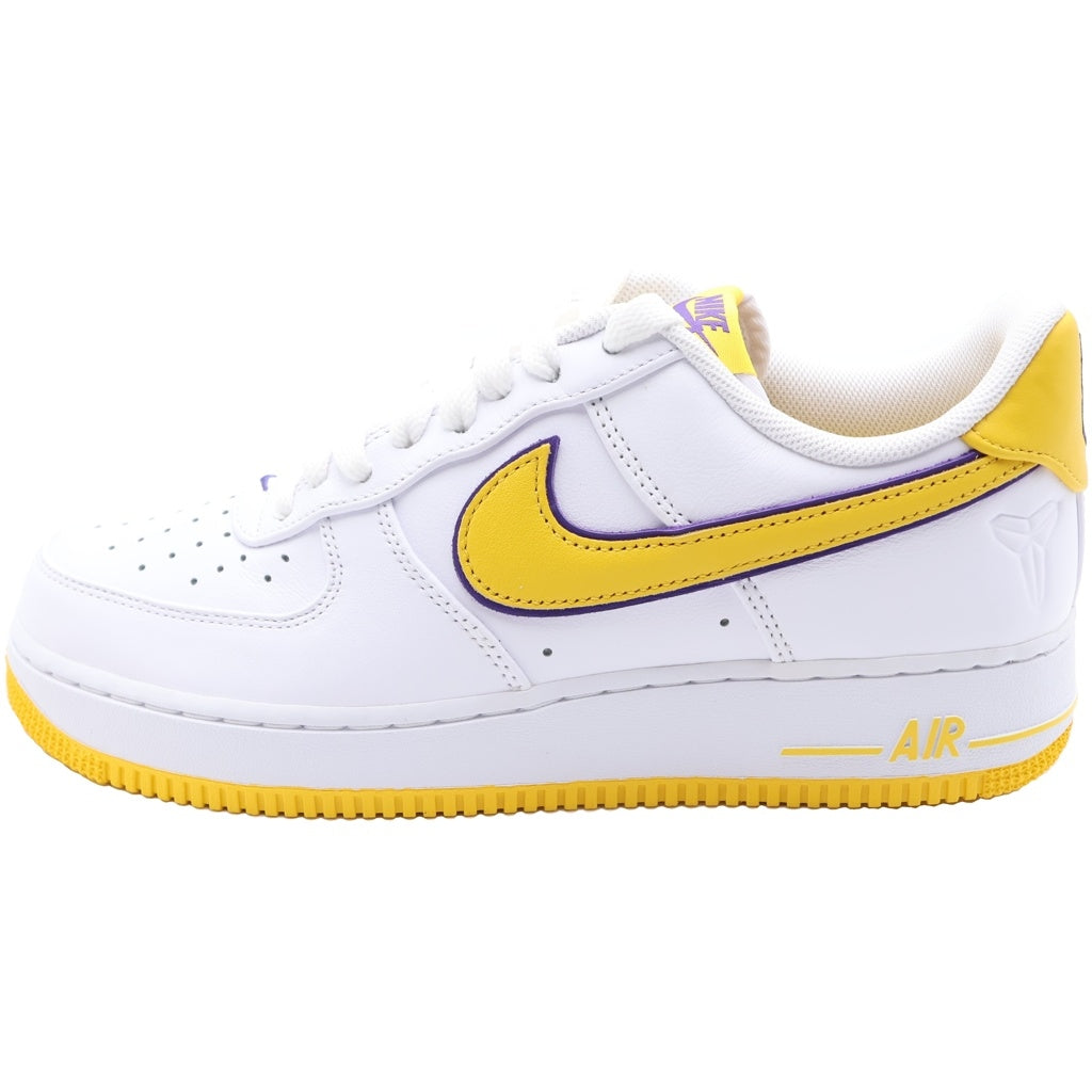 NIKE(ナイキ) ×KOBE BRYANT AIR FORCE 1 LOW RETRO QS FZ1151-100 コービーブライアント エアフォース 1 レトロ ローカットスニーカー ホワイト/イエロー US9/27cm