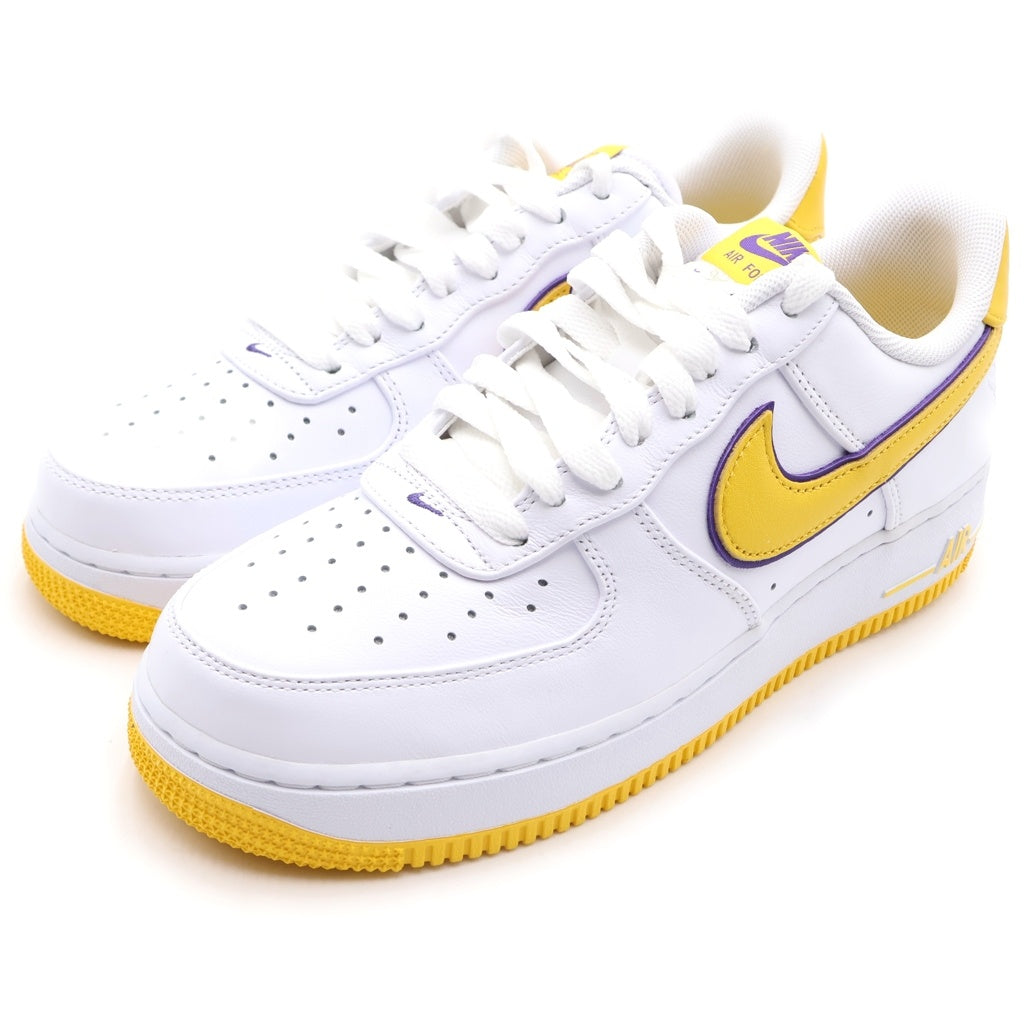 NIKE(ナイキ) ×KOBE BRYANT AIR FORCE 1 LOW RETRO QS FZ1151-100 コービーブライアント エアフォース 1 レトロ ローカットスニーカー ホワイト/イエロー US9/27cm