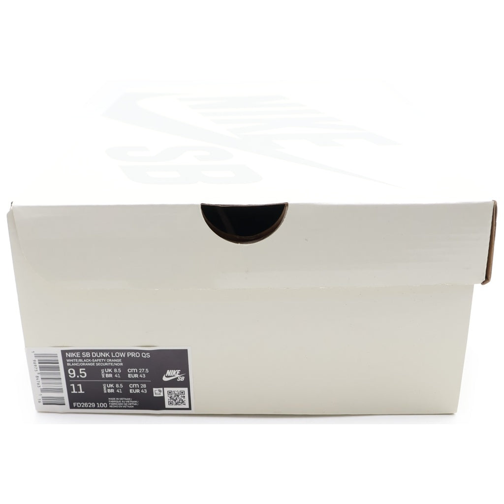 NIKE(ナイキ) ×TIGHTBOOTH DUNK LOW PRO FD2629-100 タイトブース ダンク ローカットスニーカー ホワイト/ブラック US9.5/27.5cm