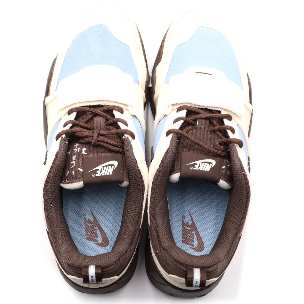 NIKE(ナイキ) ×TRAVIS SCOTT ZOOM FIELD JAXX HQ3072-400 トラヴィススコット ズームフィールドジャックス ローカットスニーカー ブラウン/ブルー US9.5/27.5cm