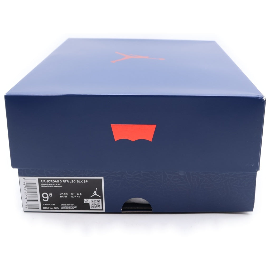 NIKE(ナイキ) ×Levi's AIR JORDAN 3 RETRO SP IR0914-400 リーバイス エアジョーダン3 レトロ ローカットスニーカー インディゴ US9.5/27.5cm