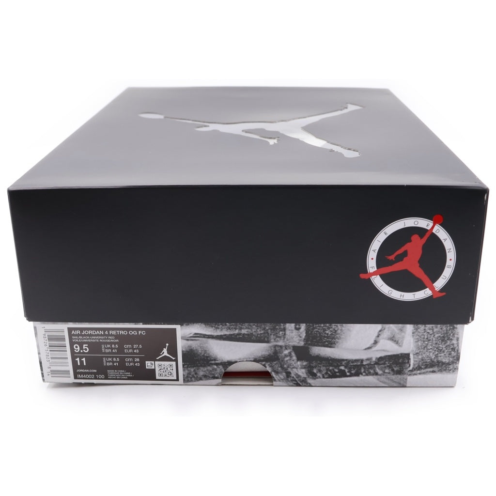 NIKE(ナイキ) AIR JORDAN 4 RETRO OG FC FLIGHT CLUB IM4002-100 エアジョーダン4 フライトクラブ ハイカットスニーカー ローカットシューズ ホワイト US9.5/27.5cm