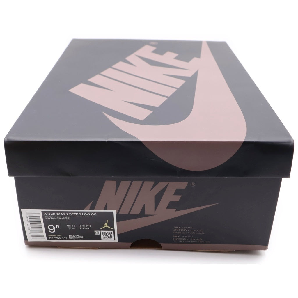 NIKE(ナイキ) AIR JORDAN 1 RETRO LOW OG MOCHA CZ0790-102 エアジョーダン1モカ ローカットスニーカー ブラウン/ホワイト/ブラック US9.5/27.5cm