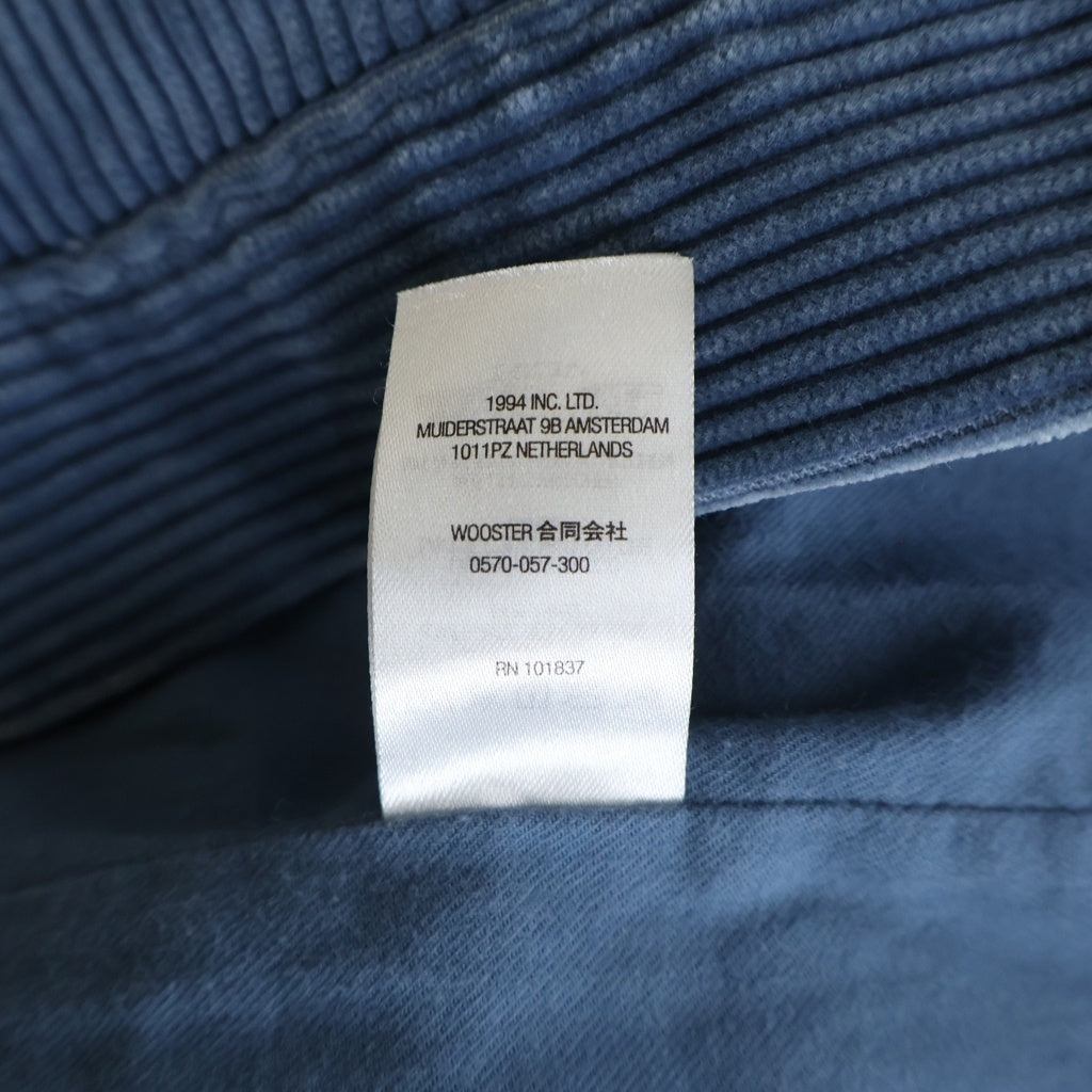 SUPREME(シュプリーム) 21AW Corduroy Zip Jacket コーデュロイ ジッアップジャケット ライトブルー