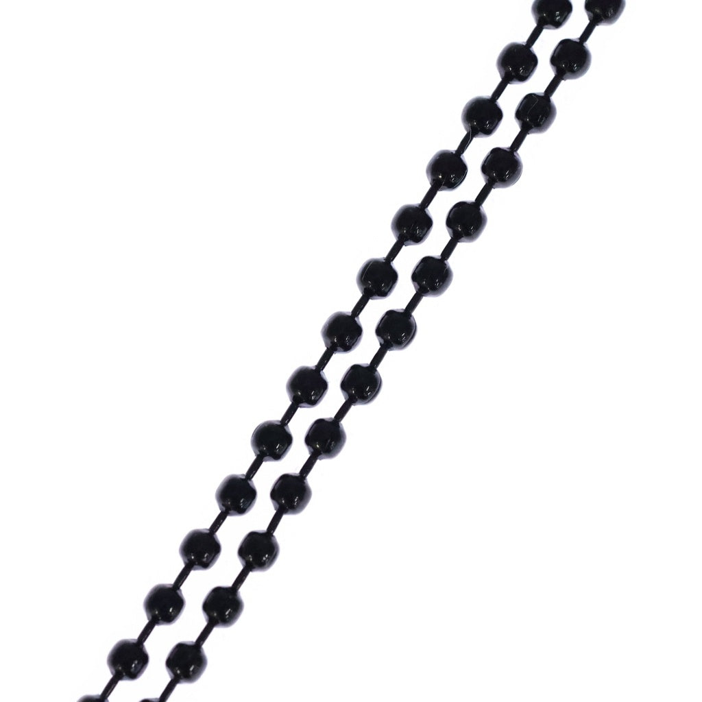 CHROME HEARTS(クロムハーツ) RUBBER CH CRS SML スモールCHクロス ラバーネックレス ラメ シリコン ブラック