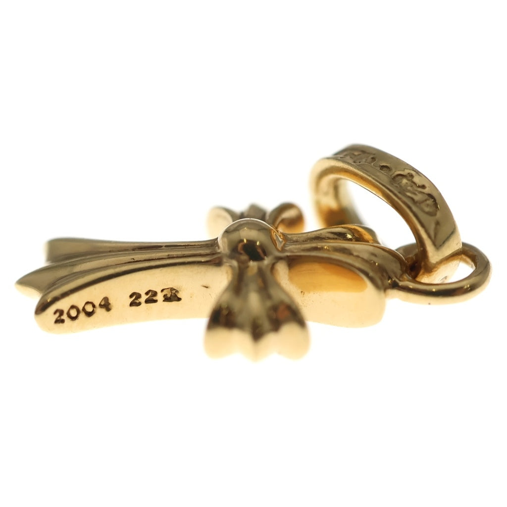 CHROME HEARTS(クロムハーツ) 22K CRS BBYFAT P/DIA ベイビーファットクロス PAVEダイヤ ペンダントトップ ゴールド BCA035