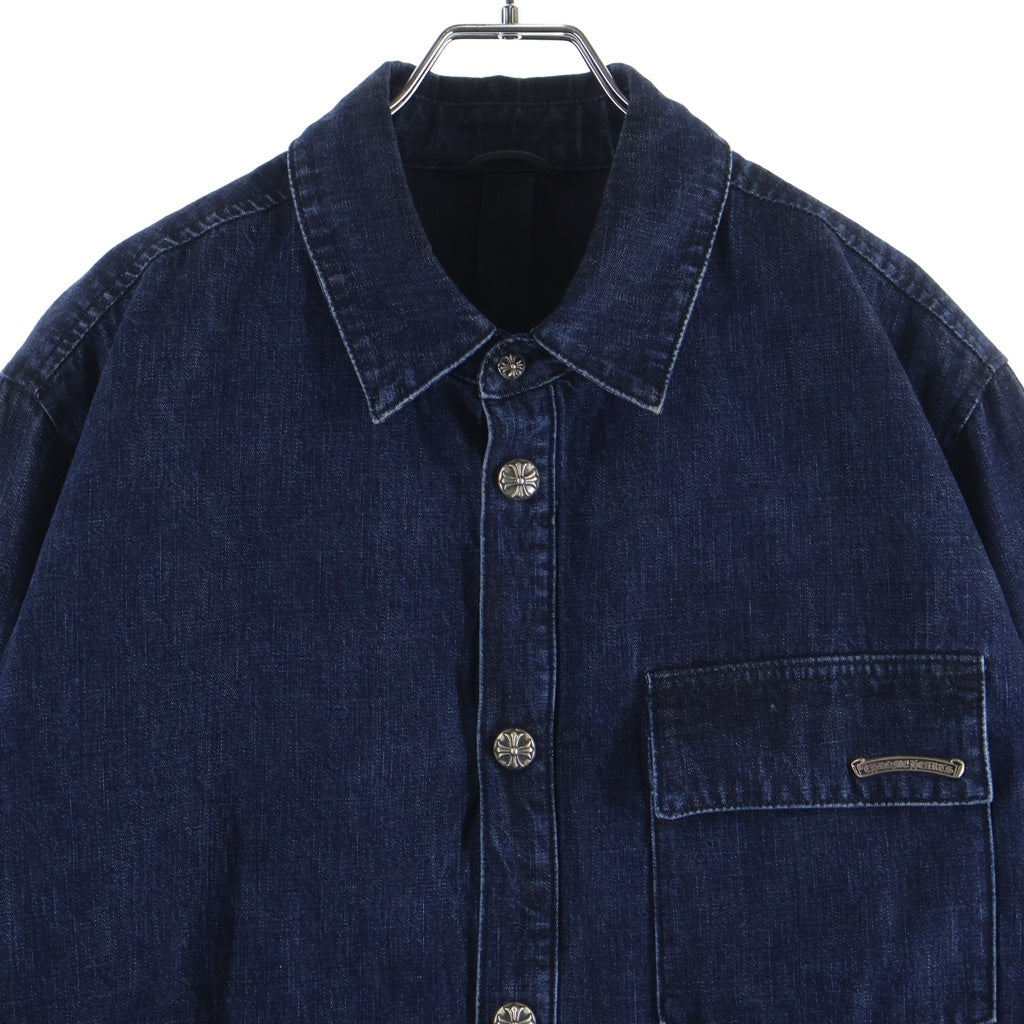 CHROME HEARTS(クロムハーツ) WORK'N SHIRT GARAGE WASH DENIM JACKET ウォーキン シャツ ガレージ ウォッシュ デニムジャケット インディゴ