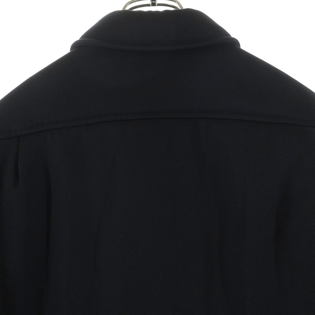 LOEWE(ロエベ) Anagram Puffer Jacket アナグラム 刺繍 ウール 中綿 パファージャケット ブラック H526Y05WAC