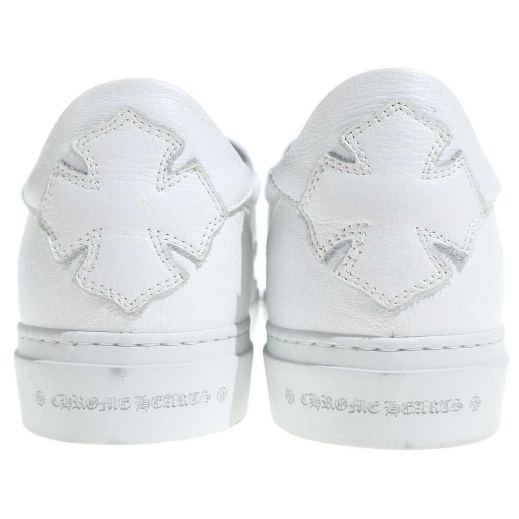 CHROME HEARTS(クロムハーツ) SLIP ON スリッポン CHプラス レザーパッチ ダガー ローカットスニーカー ホワイト