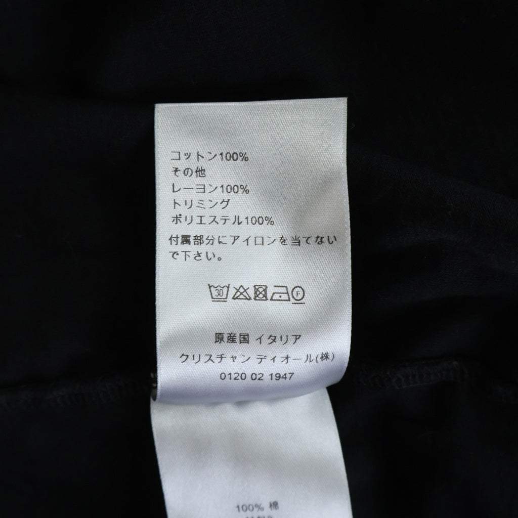 DIOR(ディオール) 22SS ハートCDロゴパッチクルーネック 半袖Tシャツカットソー ブラック 213J685A0677