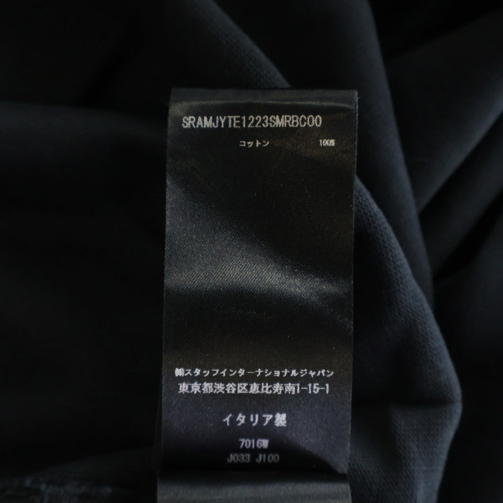 AMIRI(アミリ) Crystal Cobra Oversized Tee クリスタル コブラ クルーネック 半袖Tシャツ カットソー ブラック AMJYTE1223