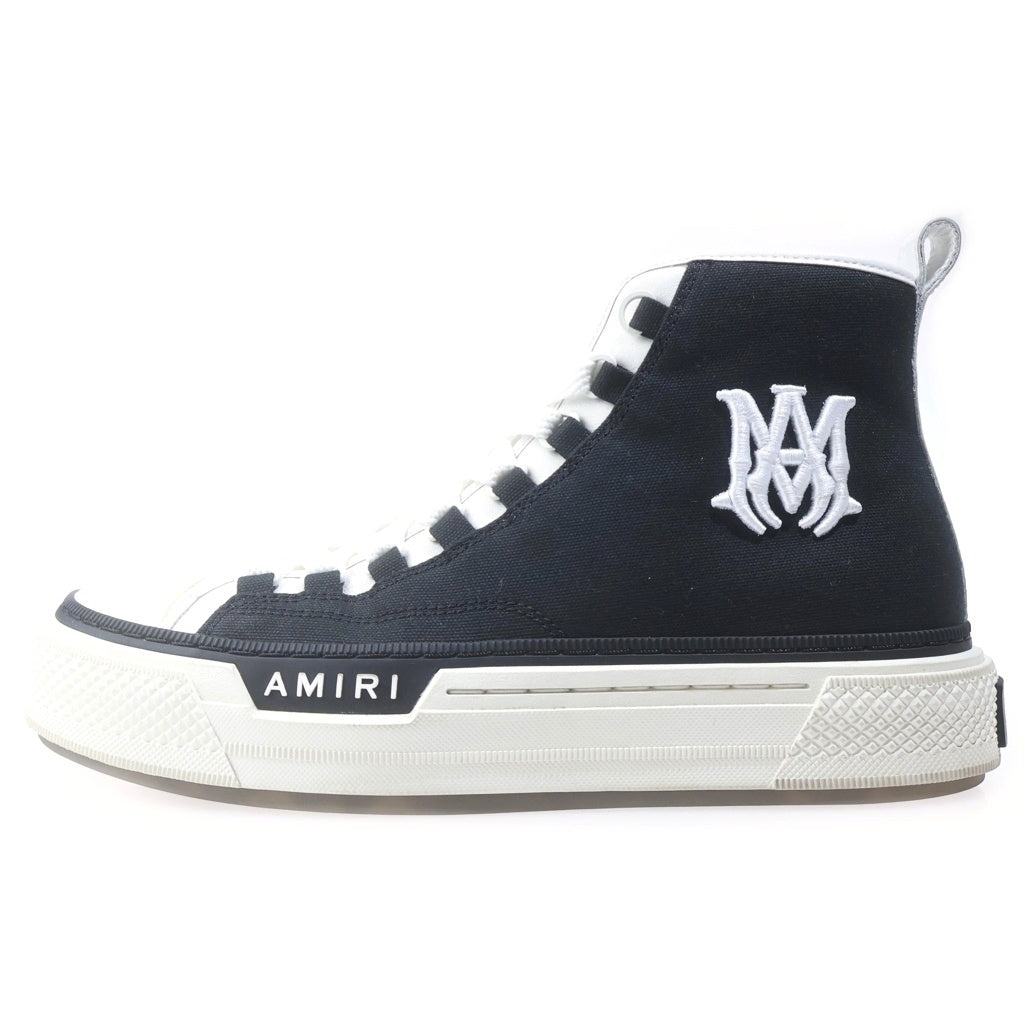 AMIRI(アミリ) 25SS MA COURT HI ハイカットスニーカー ブラック/ホワイト US9/27cm AMFOSR1099-004