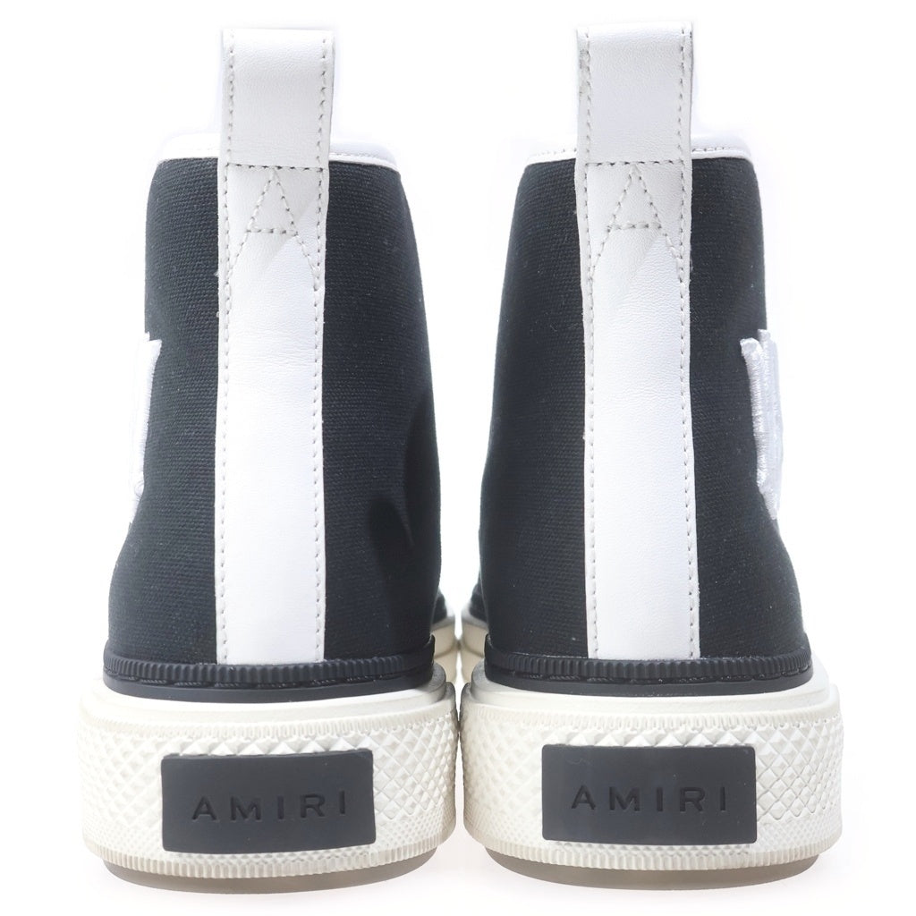 AMIRI(アミリ) 25SS MA COURT HI ハイカットスニーカー ブラック/ホワイト US9/27cm AMFOSR1099-004