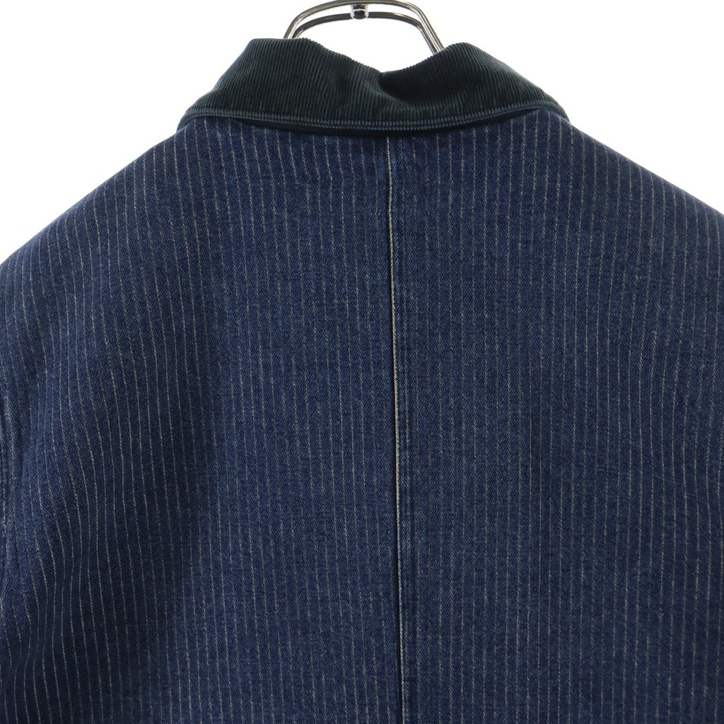 Levi's Fenom(リーバイス フェノム) ヒッコリーストライプ カバーオール コットン 中綿 デニムジャケット ブルー