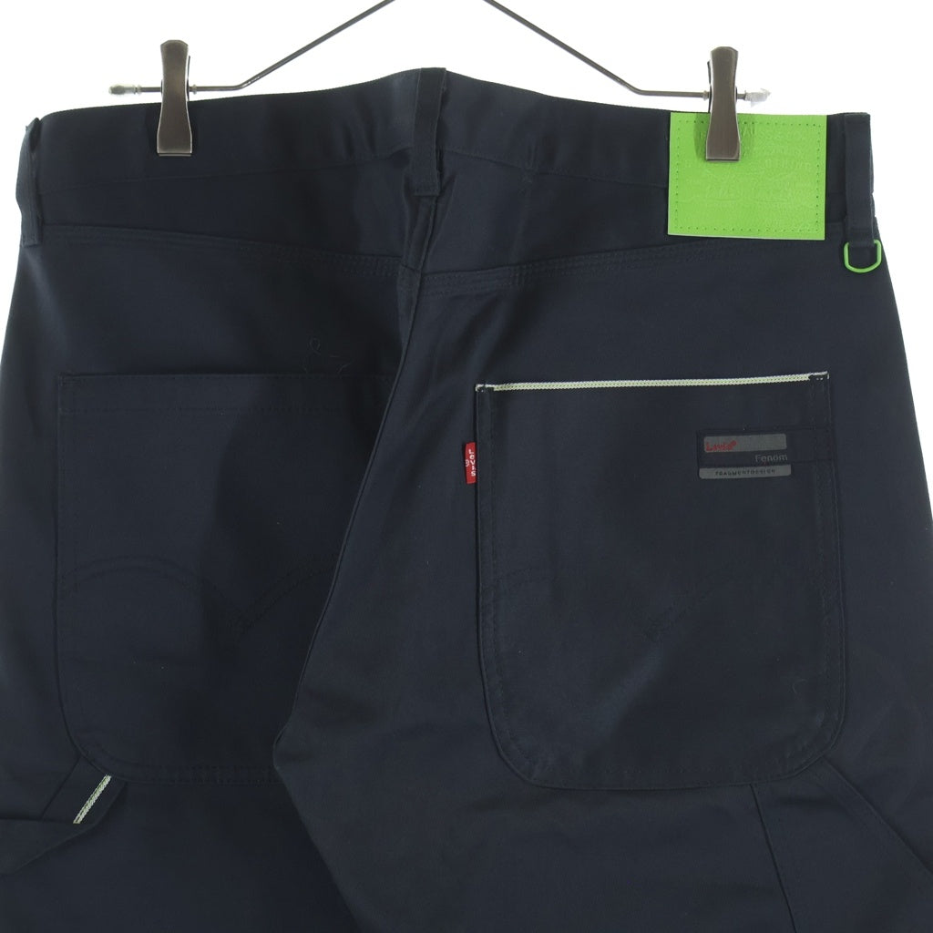 Levi's Fenom(リーバイス フェノム) ×FRAGMENT DESIGN フラグメント デザイン バックロゴデザイン ジップフライ チノパンツ ネイビー/グリーン FMWKC-0003
