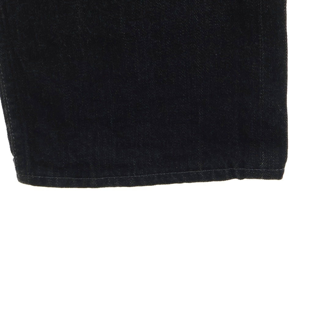 Levi's Fenom(リーバイス フェノム) ジップフライ ラインストーン ワイドシルエット デニムパンツ ブラック