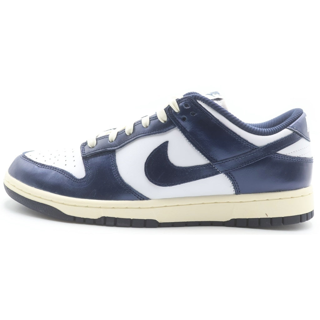 NIKE(ナイキ) Womens DUNK LOW PRM Midnight Navy and White ウィメンズ ダンク ローカットスニーカー プレミアム ミッドナイトネイビー/ホワイト US12/29cm