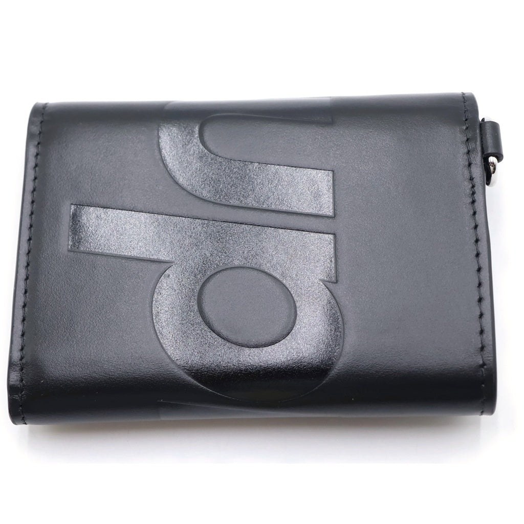SUPREME(シュプリーム) 25AW Leather Chain Wallet レザー チェーン ウォレット 二つ折り財布 ブラック