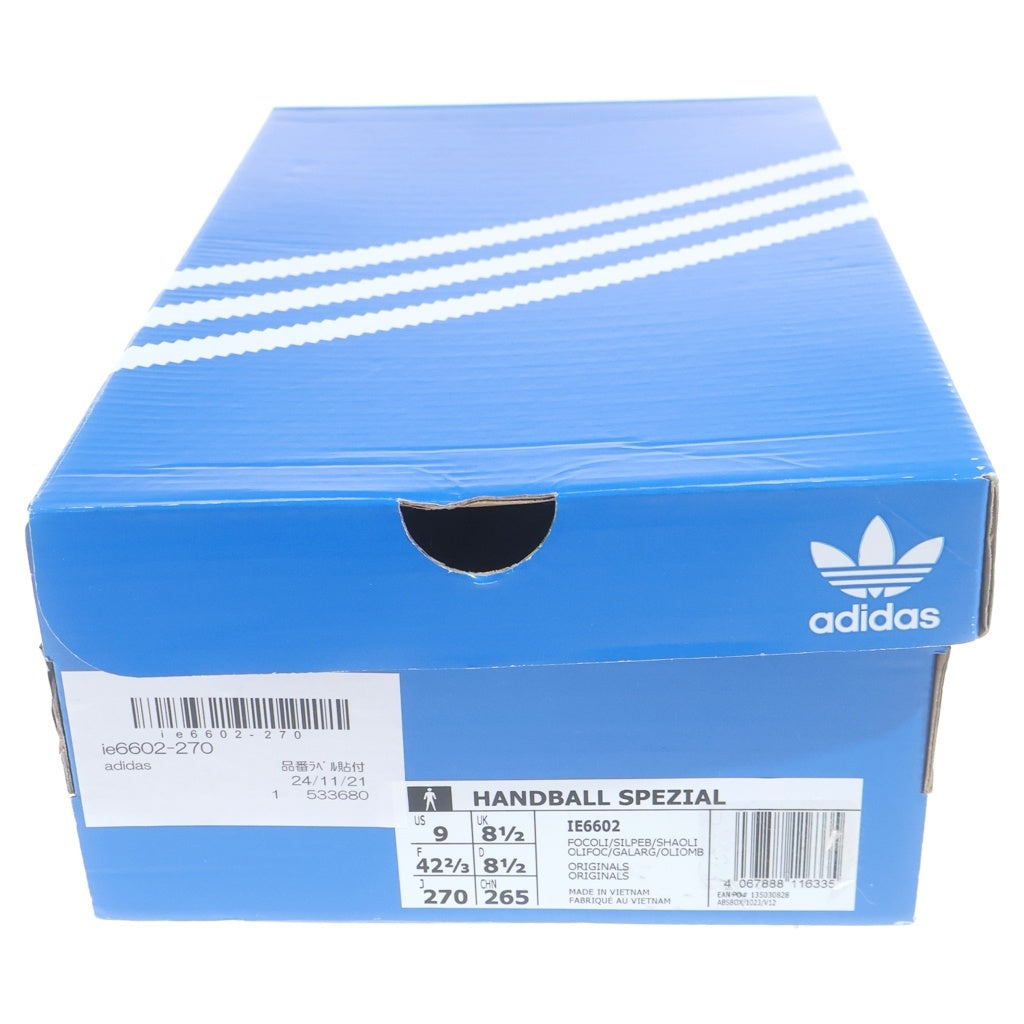 adidas(アディダス) HANDBALL SPEZIAL CORDURA ハンドボール スペツィアル コーデュラ ローカットスニーカー グリーン/グレー US9/27cm IE6602