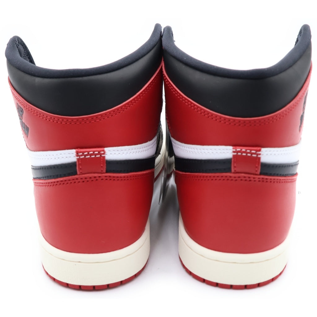 NIKE(ナイキ) AIR JORDAN 1 RETRO HIGH OG BLACK TOE REIMAGINED DZ5485-106 エアジョーダン1 レトロ ブラックトゥ リイマジンド ハイカットスニーカー ブラック/レッド