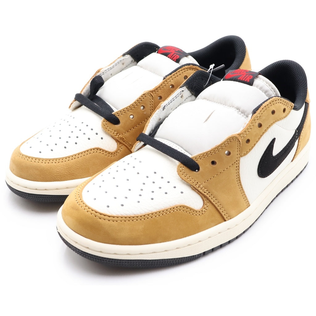 NIKE(ナイキ) AIR JORDAN 1 LOW OG ROOKIE OF THE YEAR/SAIL AND GOLDEN HARVEST エアジョーダン1 ローカットスニーカー イエロー/ホワイト US10/28cm CZ0790-107