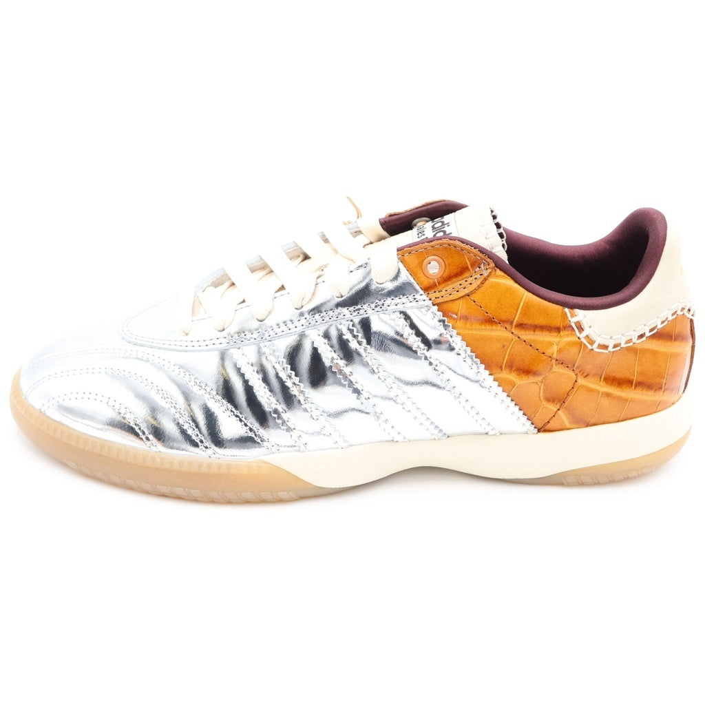  アディダス ×Wales Bonner MN SAMBA ウェールズ・ボナー サンバ ローカットスニーカー ブラウン/シルバー US10/28cm IH5777 adidas(アディダス) ×Wales Bonner MN SAMBA ウェールズ・ボナー
