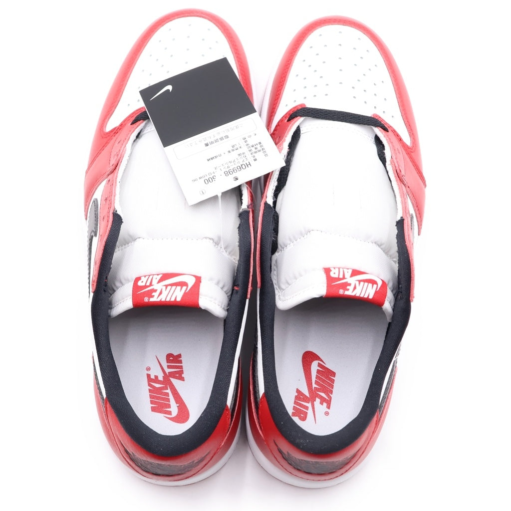 NIKE(ナイキ) AIR JORDAN 1 RETRO LOW OG CHICAGO 2025 HQ6998-600 エアジョーダン1 レトロ シカゴ ローカットスニーカー レッド/ホワイト US10/28cm