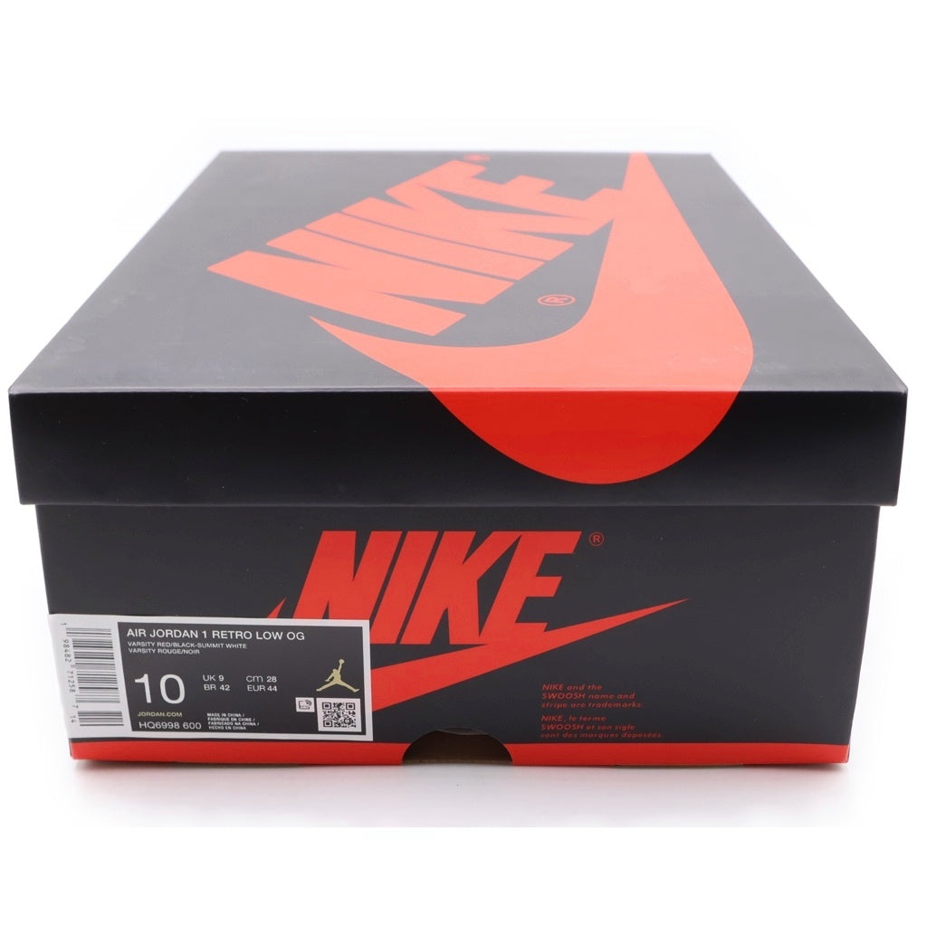 NIKE(ナイキ) AIR JORDAN 1 RETRO LOW OG CHICAGO 2025 HQ6998-600 エアジョーダン1 レトロ シカゴ ローカットスニーカー レッド/ホワイト US10/28cm