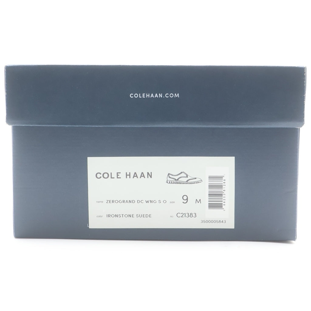 COLE HAAN(コール ハーン) ZEROGRAND DC WNG C21383 ゼログランド ウィングチップ レースアップ ローカットスニーカー ベージュ US9/27cm
