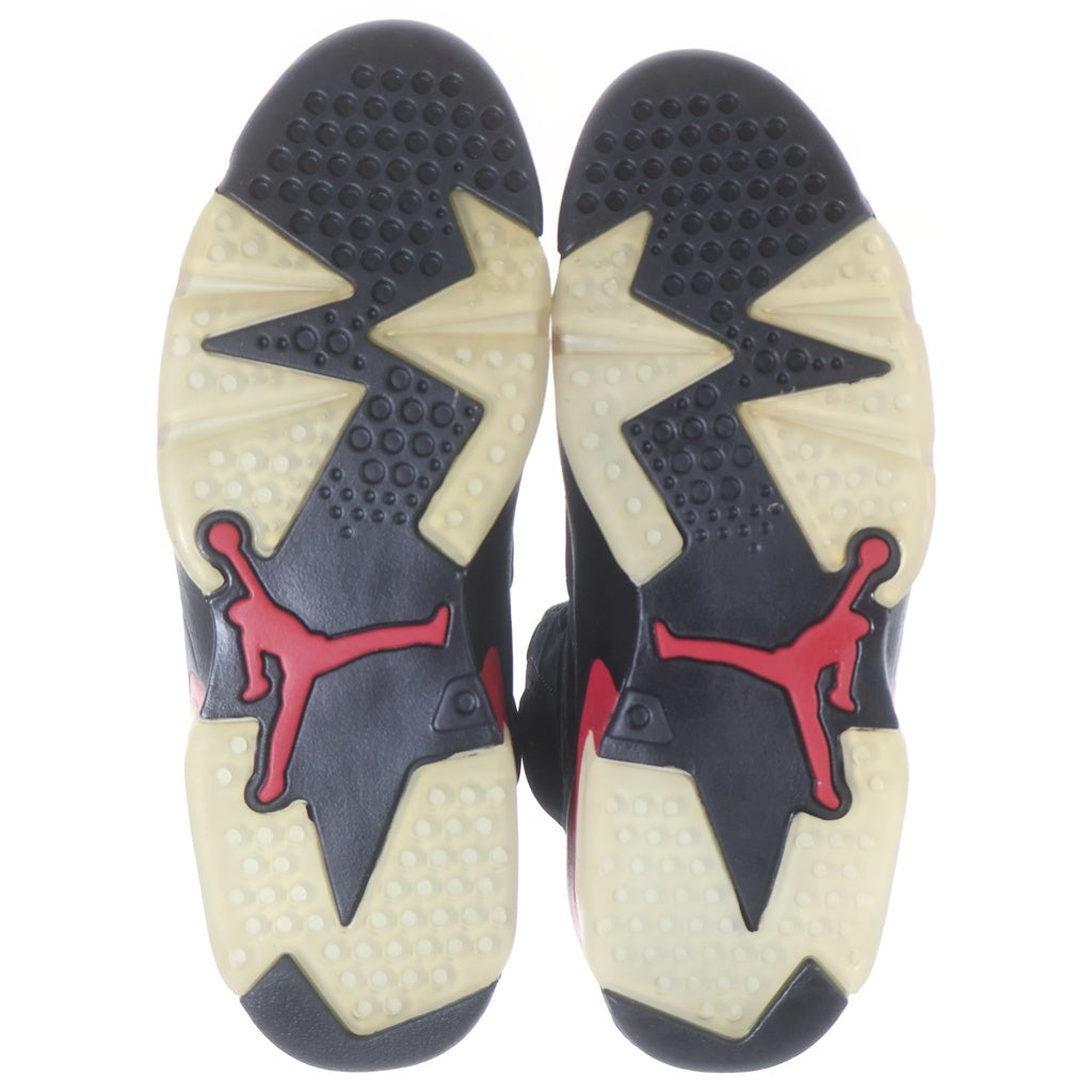 NIKE(ナイキ) 【鑑賞用 2010年製】AIR JORDAN 6 RETRO BLACK VARSITY RED 384664-061 エアジョーダン6 ハイカットスニーカー ブラック/レッド US9/27cm