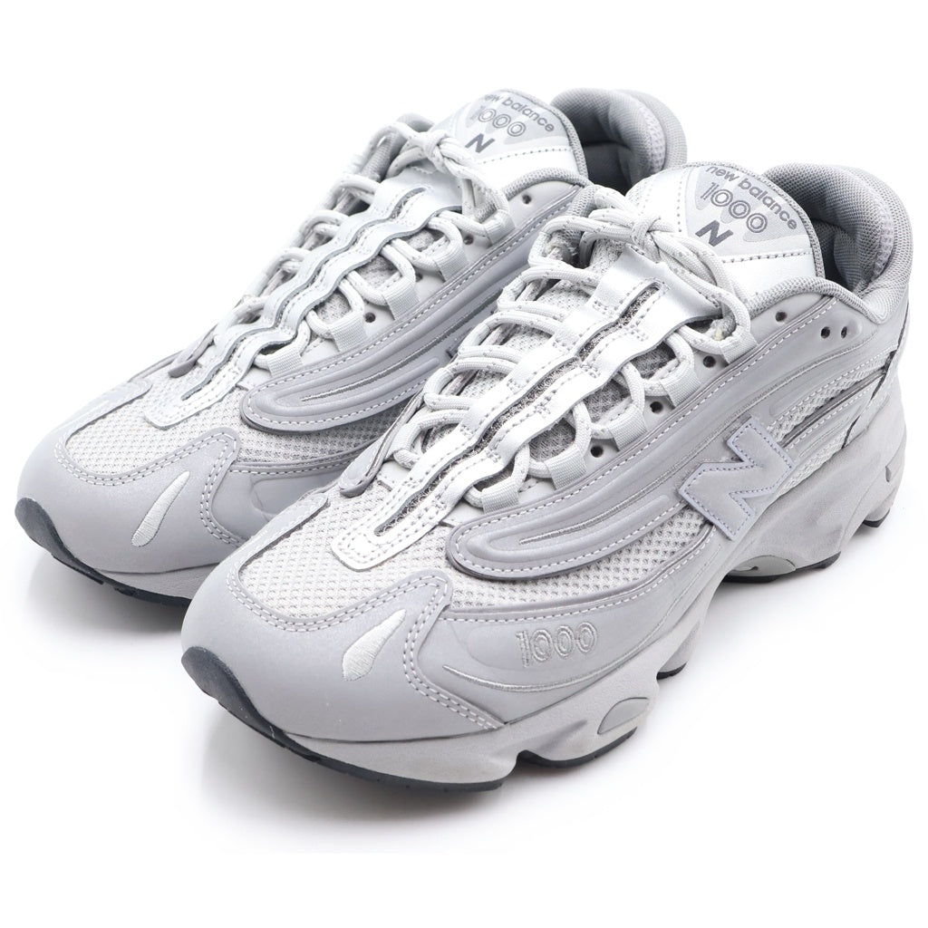 New Balance ニューバランス 1000 GREY REFLECTIVE メッシュ切り替え ローカットスニーカー グレー US9/27cm M1000TE New Balance(ニューバランス) 1000 GREY REFLECTIVE メッシュ切り替え
