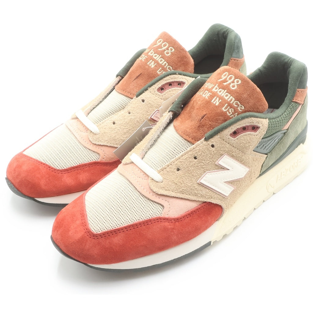 New Balance(ニューバランス) ×KITH RONNIE FIEG AND THE FRANK LLOYD WRIGHT FOUNDATION 998 BEIGE/CHUTNEY U998KH1 ローカットスニーカー マルチ US10/28cm