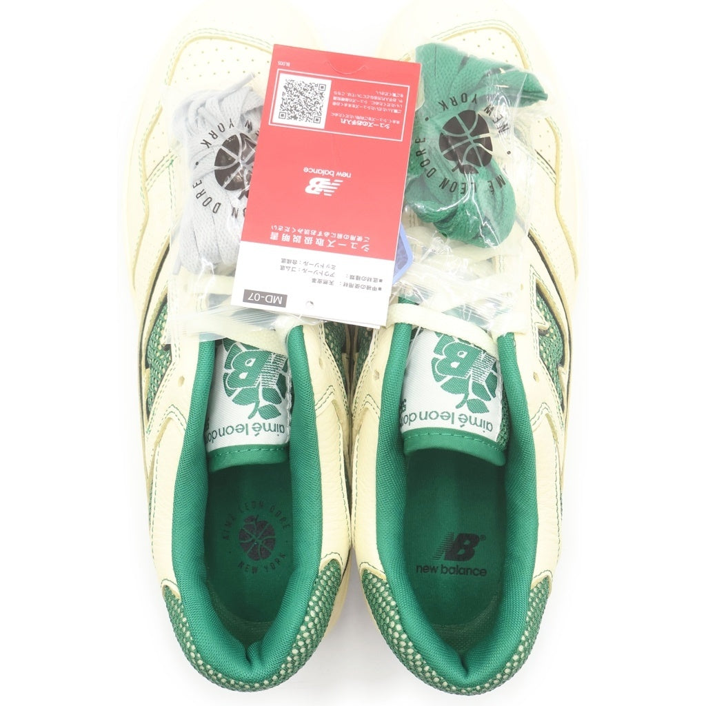 New Balance(ニューバランス) ×AIME LEON DORE 550 YELLOW/GREEN BB550AY1エメレオンドレ ローカットスニーカー イエロー/グリーン US9.5/27.5cm