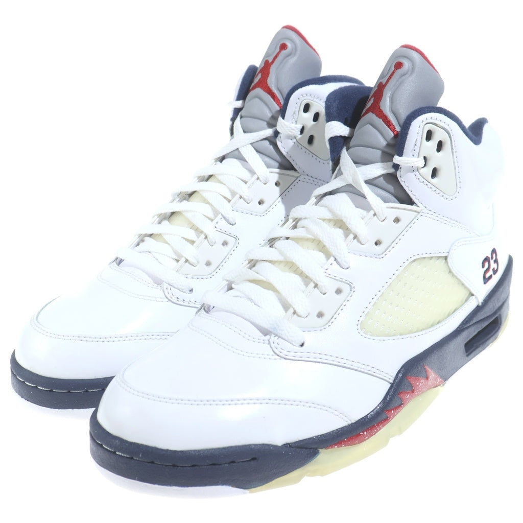 NIKE(ナイキ) 【鑑賞用 2011年製】AIR JORDAN 5 RETRO INDEPENDENCE DAY 136027-103 エアジョーダン5 インデペンデンスデイ ハイカットスニーカー ホワイト US9/27cm