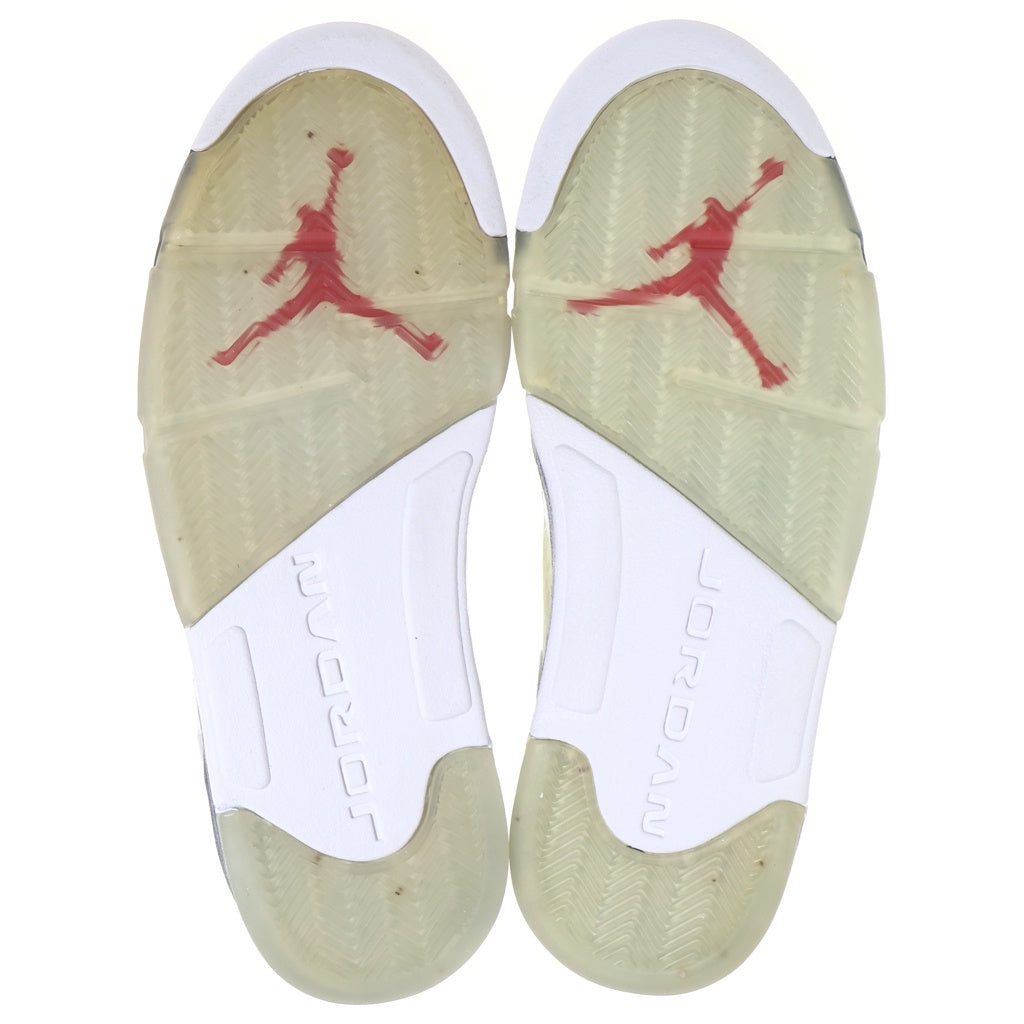 NIKE(ナイキ) 【鑑賞用 2011年製】AIR JORDAN 5 RETRO INDEPENDENCE DAY 136027-103 エアジョーダン5 インデペンデンスデイ ハイカットスニーカー ホワイト US9/27cm
