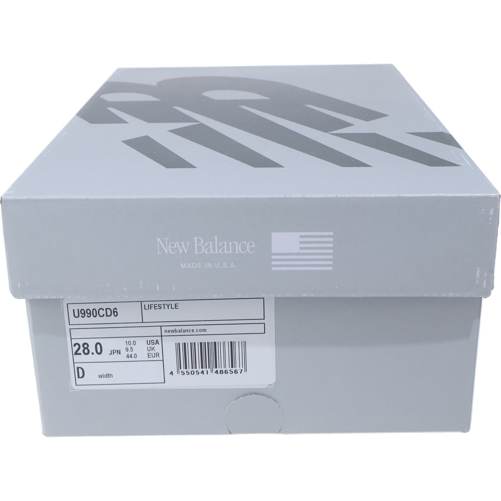 New Balance(ニューバランス) ×COMME DES GARCONS HOMME 990V6 WHITE U990CD6 コムデギャルソンオム ローカットスニーカー ホワイト US10/28cm