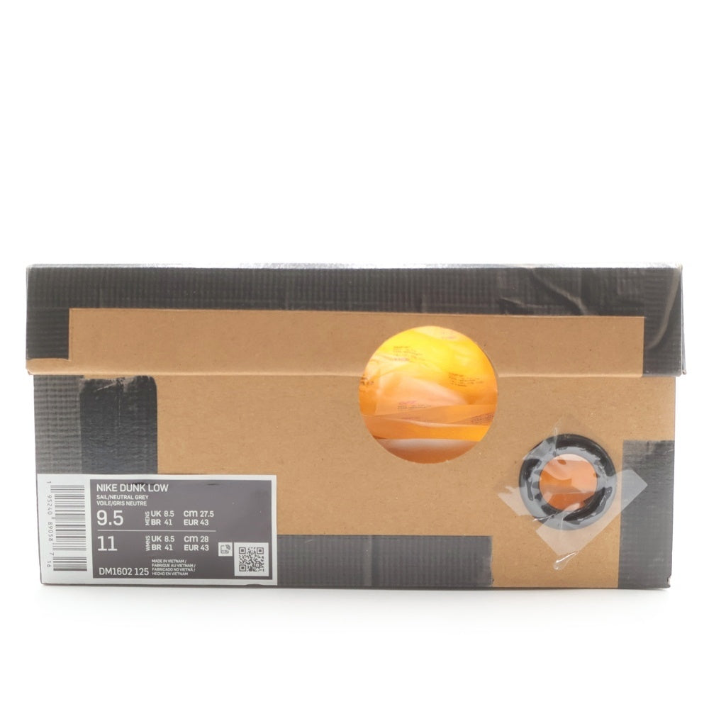 NIKE(ナイキ) ×OFF-WHITE DUNK LOW SAIL/NEUTRAL GRAY DM1602-125 オフホワイト ダンク ローカットスニーカー グレー/ホワイト US9.5/27.5cm