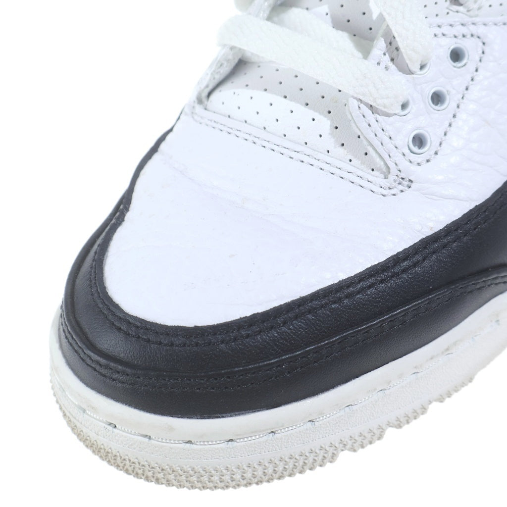 NIKE(ナイキ) ×FRAGMENT AIR JORDAN 3 WHITE/BLACK フラグメント エアジョーダン3 ローカットスニーカー ホワイト US9/27cm