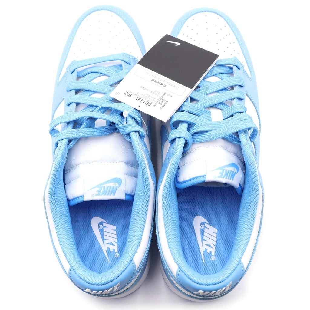NIKE(ナイキ) DUNK LOW UNIVERSITY BLUE DD1391-102 ダンク ローカットスニーカー ブルー/ホワイト US9.5/27.5cm