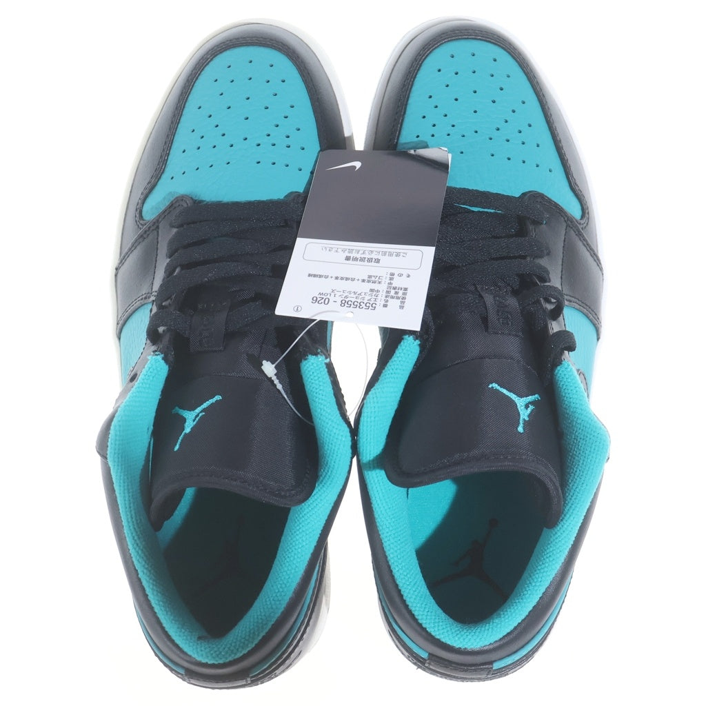 NIKE(ナイキ) AIR JORDAN 1 RETRO LOW BLACK/BLUE 553558-026 エアジョーダン1 レトロ ローカットスニーカー ブラック/ブルー US9.5/27.5cm