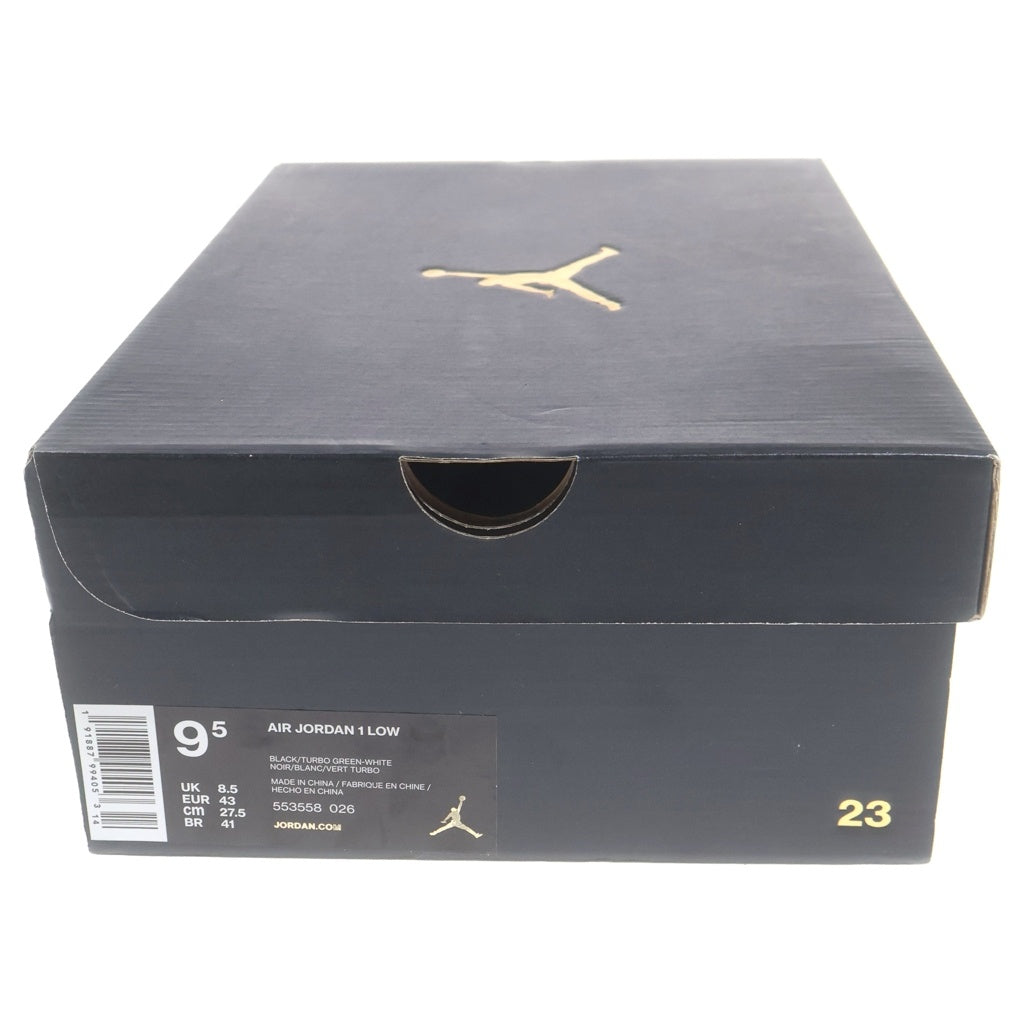 NIKE(ナイキ) AIR JORDAN 1 RETRO LOW BLACK/BLUE 553558-026 エアジョーダン1 レトロ ローカットスニーカー ブラック/ブルー US9.5/27.5cm