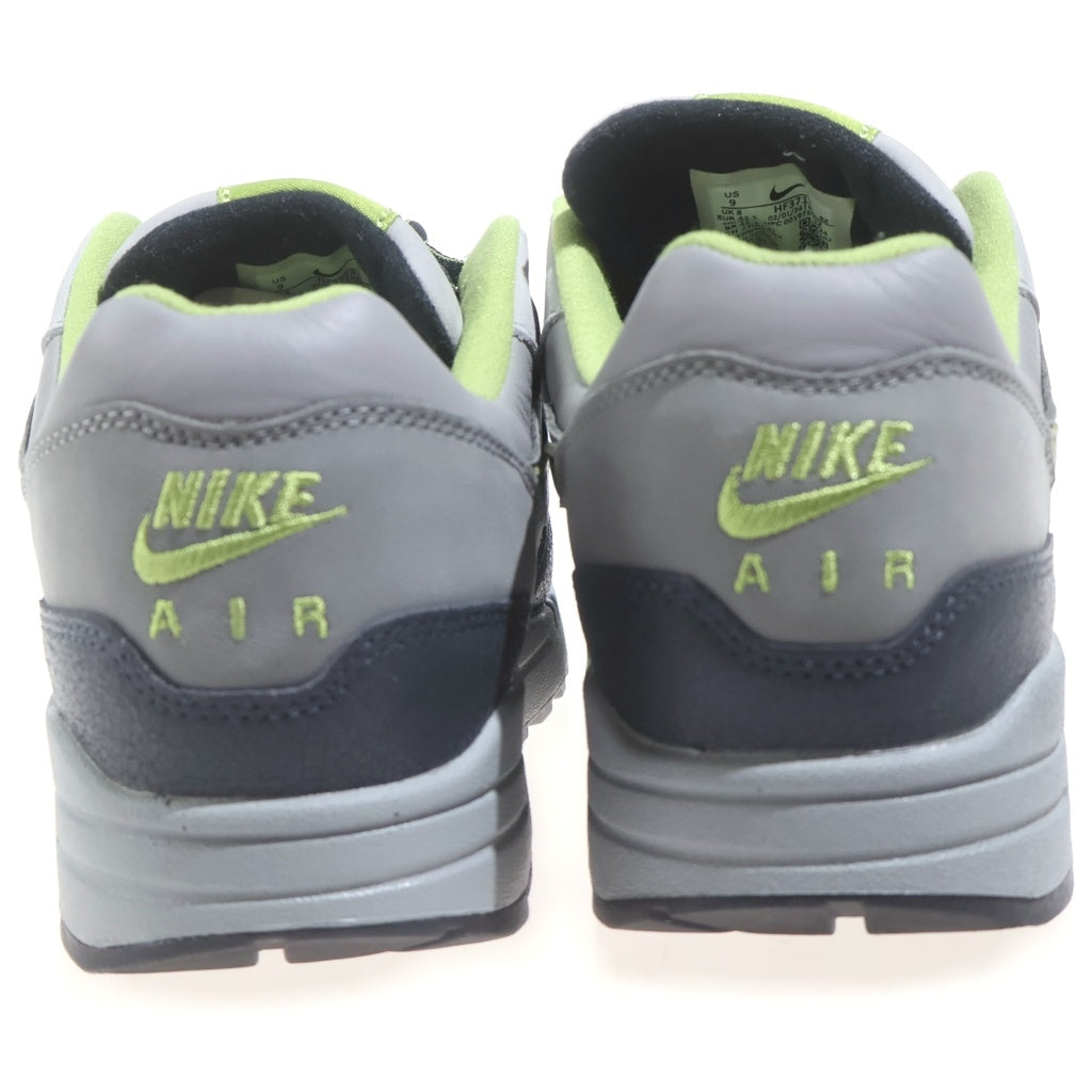 NIKE(ナイキ) ×HUF AIR MAX1 ANTHRACITE AND MIDIUM GREY HF3713-002 ハフ エアマックス1 アンスラサイト アンド ミディアムグレー ハイカットスニーカー グレー/グリーン US9/27cm