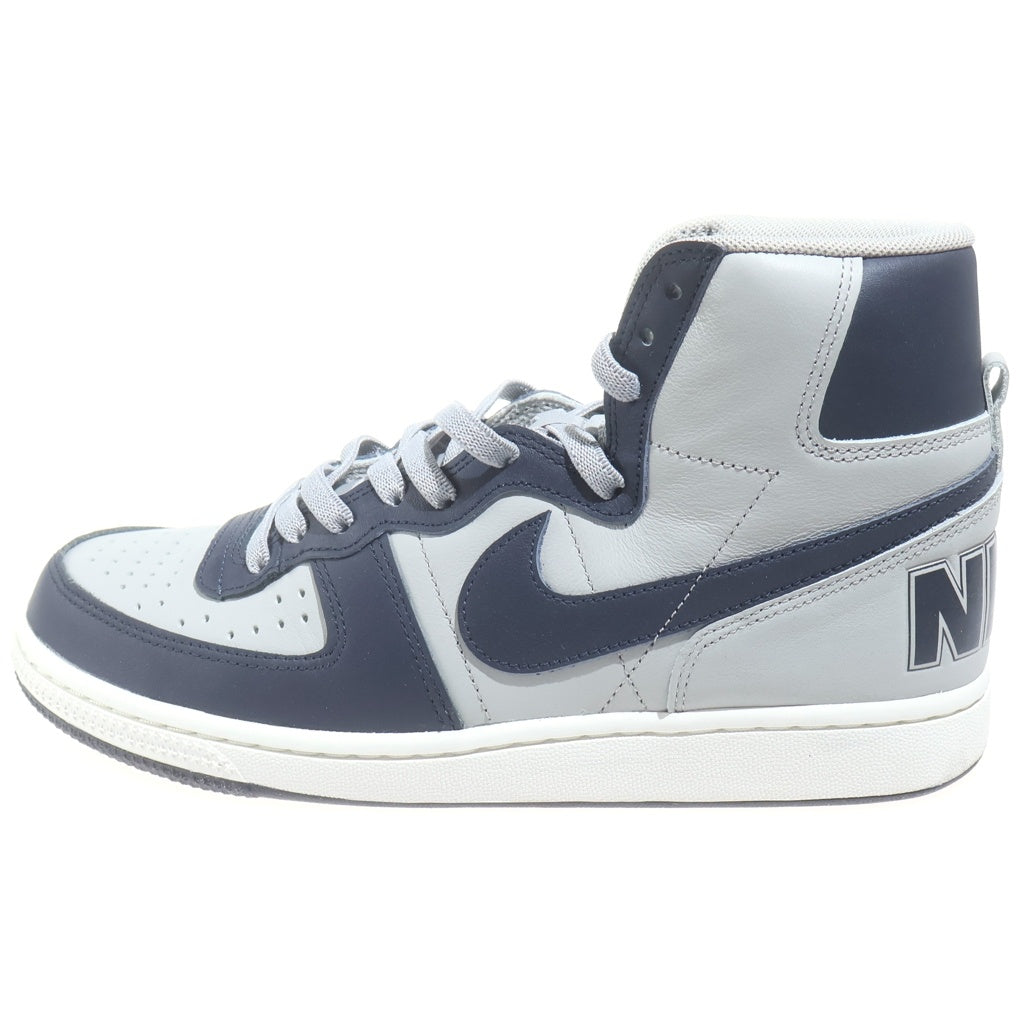 NIKE(ナイキ) TERMINATOR HIGH GEORGETOWN ターミネーター ジョージタウン グラニット アンド ダーク オブシディアン ハイカットスニーカー ネイビー/グレー US8.5/26.5cm FB1832-001