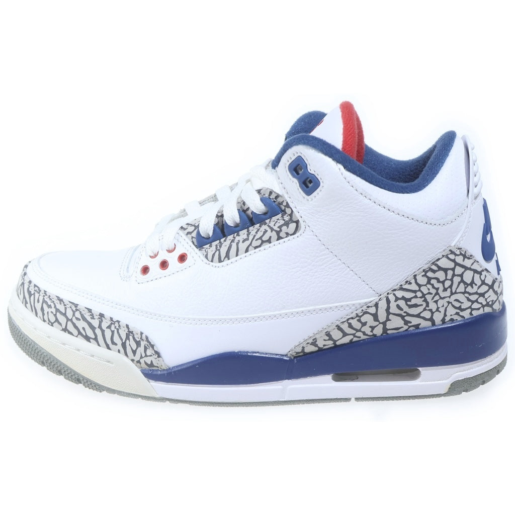 NIKE(ナイキ) AIR JORDAN3 RETRO TRUE BLUE 854262-106 エアジョーダン3 レトロ トゥルー ブルー ハイカットスニーカー ホワイト/ブルー US9/27cm