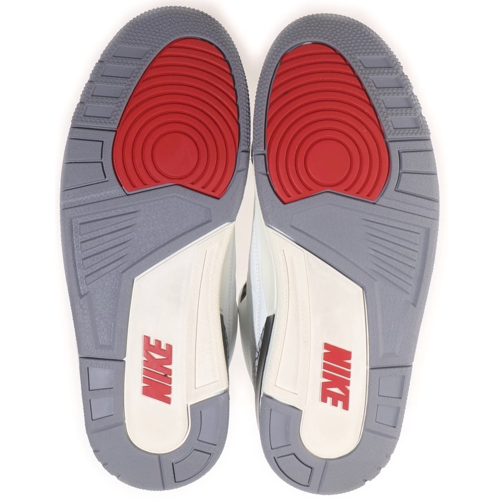 NIKE(ナイキ) AIR JORDAN3 RETRO WHITE CEMENT REIMAGINED DN3707-100 エアジョーダン3 レトロ ホワイト セメント リイマジンド ハイカットスニーカー ホワイト US8.5/26.5cm