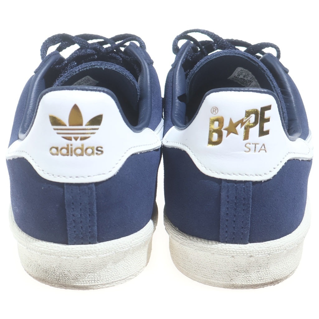adidas(アディダス) ×A BATHING APE CAMPUS 80s COLLEGE NAVY アベイシングエイプ キャンパス 80s カレッジネイビー スウェード ローカットスニーカー ネイビー US9/27cm ID4770