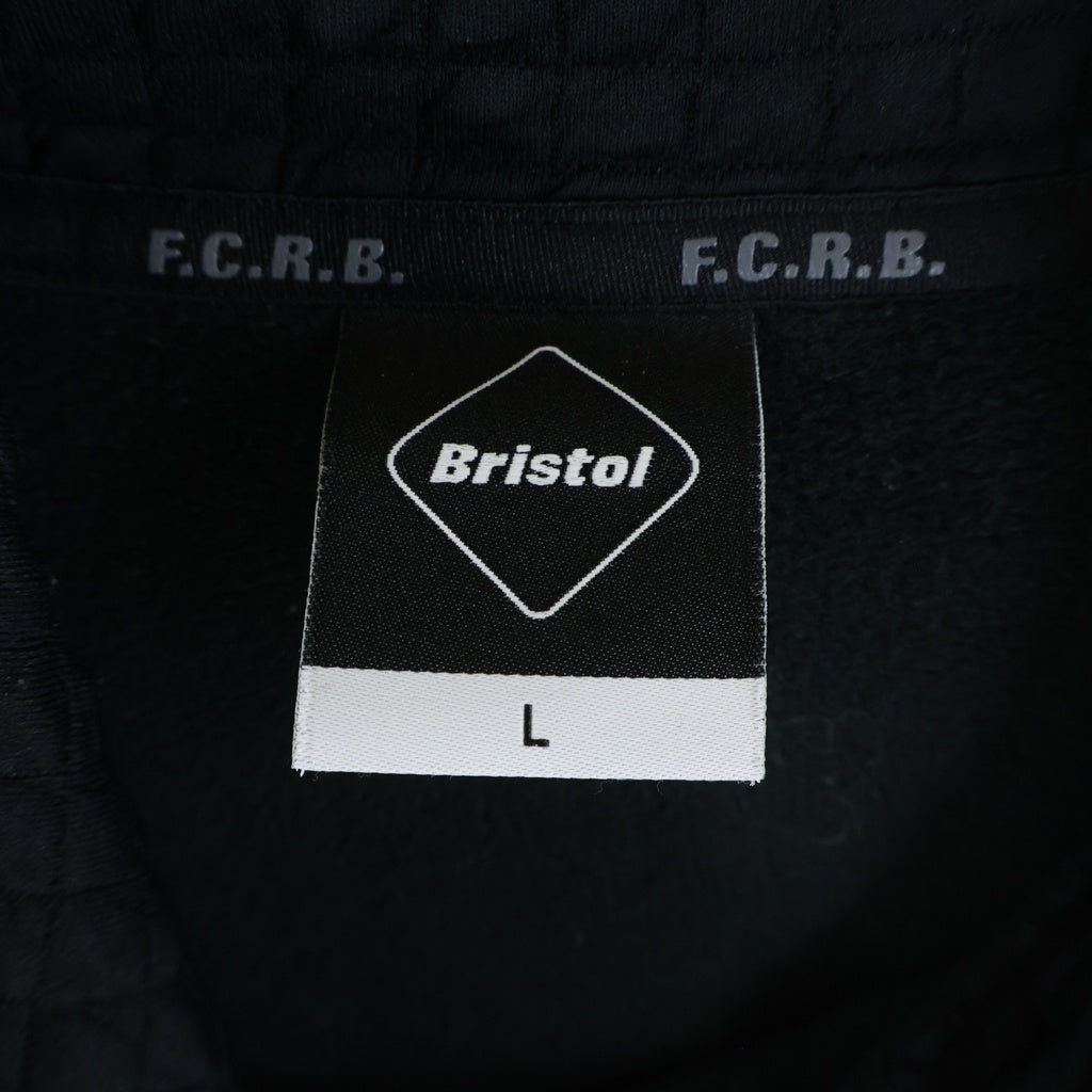 F.C.R.B.(エフシーアールビー) 21AW POLARTEC POWER STRETCH TRAINING HOODIE ポーラテック パワー ストレッチ トレーニング フーディー プルオーバーパーカー ブラック FCRB-212047