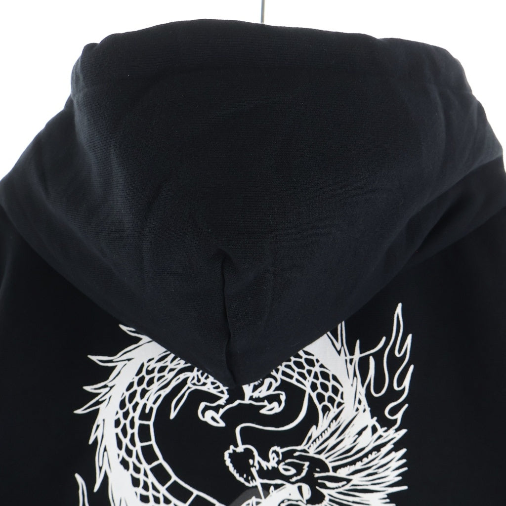 F.C.R.B./F.C.Real Bristol/FCRB(エフシーアールビー/エフシーレアルブリストル) 23SS Dragon Hoodie ドラゴン フーディ プルオーバーパーカー ブラック FCRB-240132